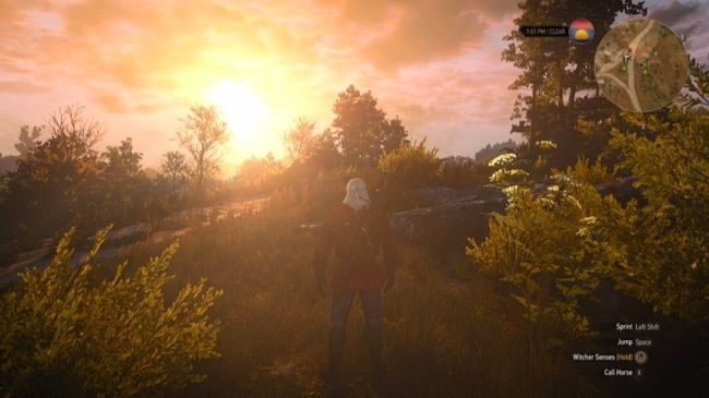 The Witcher 3 with “Ultra” graphics settings.