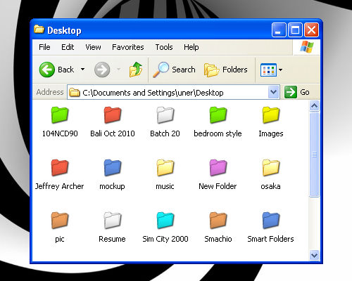 hur man ändrar ikonfärger i Windows 7