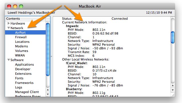 How to See Your Current Wi-Fi Connection Speed in Mac OS X (1)