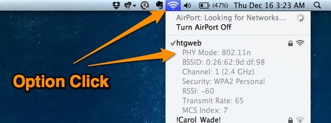 How to See Your Current Wi-Fi Connection Speed in Mac OS X (3)