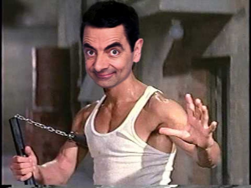 Mr bean rowan atkinson photoshop battle 51