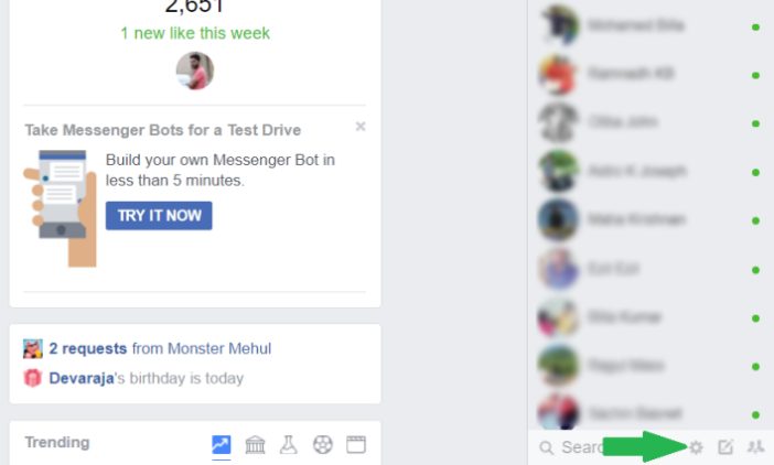 going invisible on facebook messenger on mac