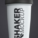 Protein Shaker Bottle Mockup Free Download |