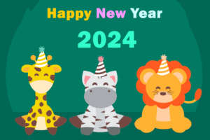 Happy new year 2024 funny gif