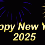 Happy new year 2025 gif