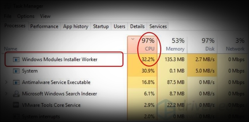 What is the Windows Modules Installer Worker, what does it do?