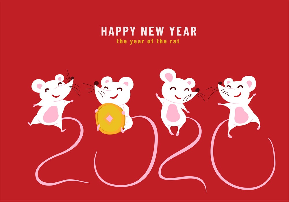 Happy New Year 2023 Funny Rats