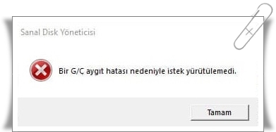 How To Fix I / O Device Error?