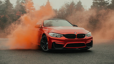 Wallpaper Red Car BMW, Bumper, Front

 + Download Wallpapers