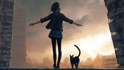 Wallpaper girl walking with cat HD

 + Download Wallpapers
