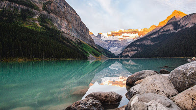 HD Wallpaper Mountains, Lake, Reflection, Landscape

 + Download Wallpapers
