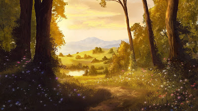 Landscape painting with HD wallpaper

 + Download Wallpapers