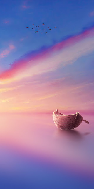 Boat On Calm Ocean phone wallpaper free

 + Download Wallpapers