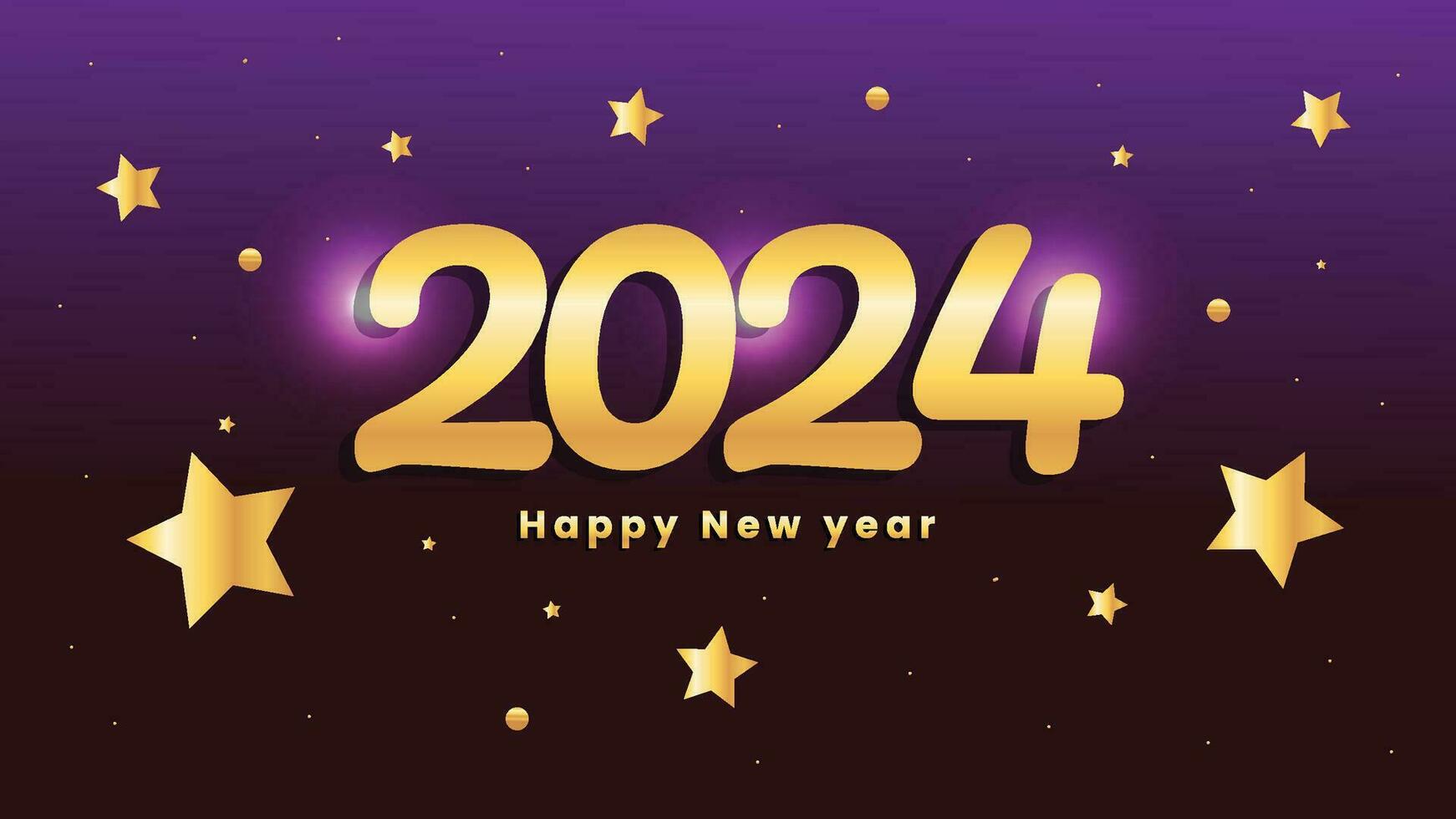 New Year wallpaper 2024 with star Download Wallpapers