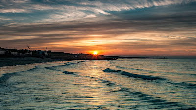 Wallpaper Sea, Sunset, Horizon, Shore Free HD

 + Download Wallpapers