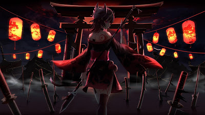 4k Wallpaper Anime Warrior Girl Katana, Sword, Samurai + Download Wallpapers  2023