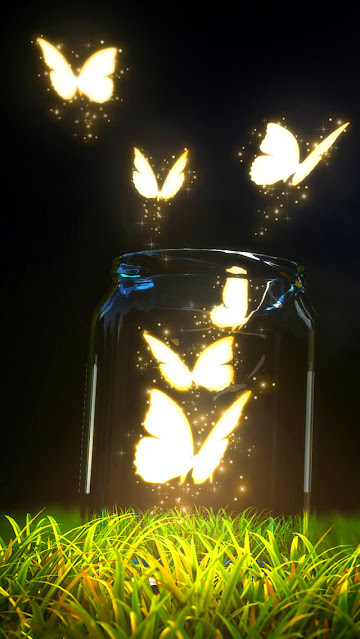 Magic butterfly mobile wallpaper + Wallpapers Download 2023