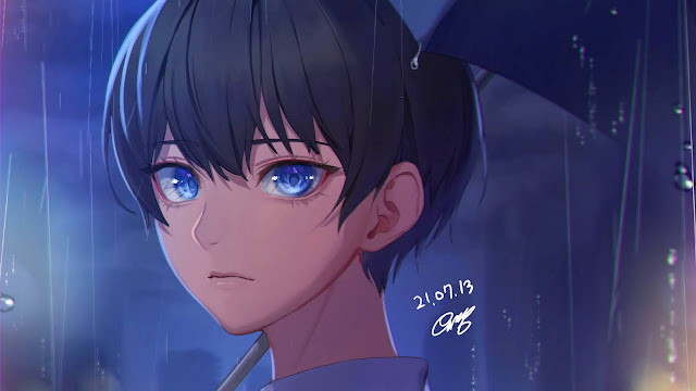 Anime Boy Beautiful Eyes Wallpaper + Wallpapers Download 2023