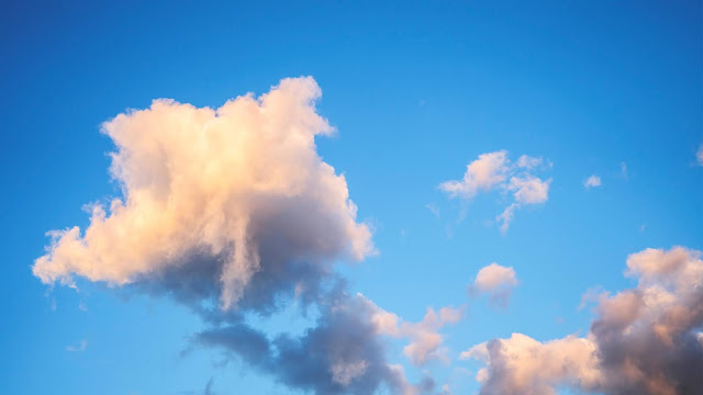 Clouds on blue sky wallpaper+ Wallpapers Download
