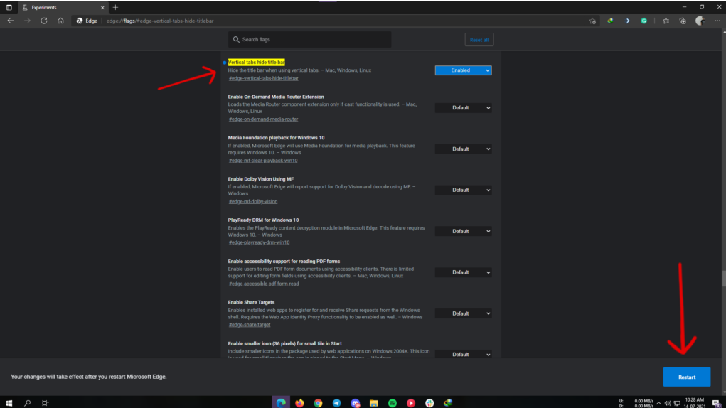 hide title bar windows 10