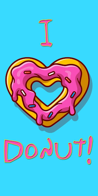 I love iPhone Donut Girly Iphone wallpaper+ Wallpapers Download