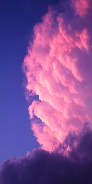 Phone wallpaper pink clouds+ Wallpapers Download