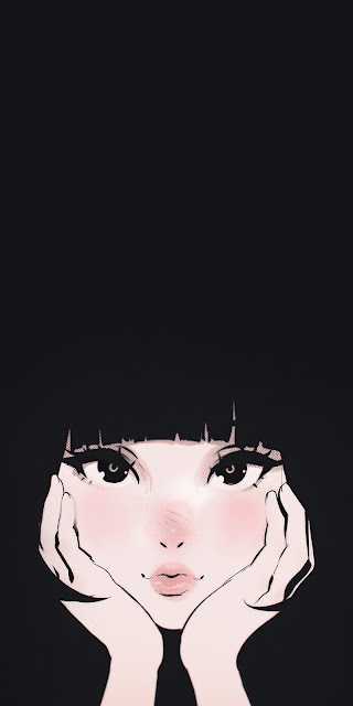 Cute girly black iPhone wallpaper+ Wallpapers Download