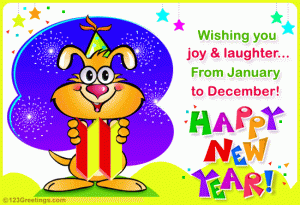 Happy new year funny greeting