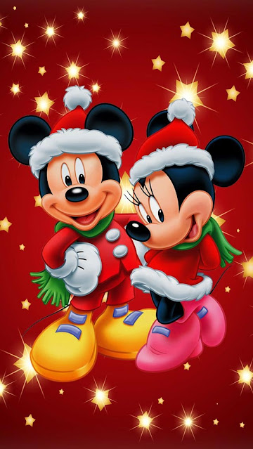 Mickey Mouse Wallpaper Merry Christmas for phone+ Wallpapers Download