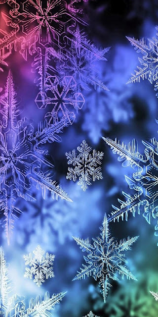 Christmas snowflake iPhone wallpaper+ Wallpapers Download