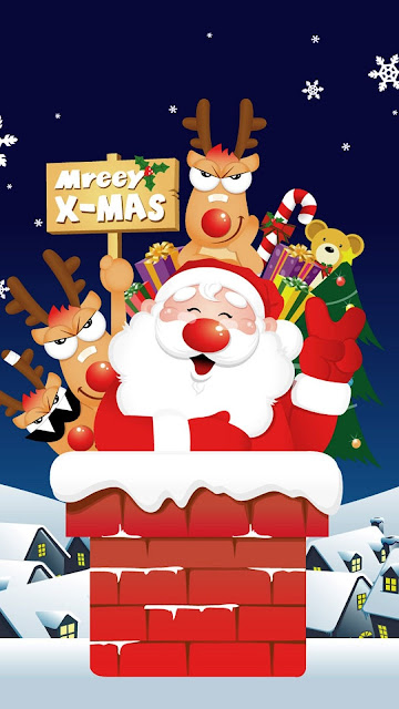 Funny Santa Claus Christmas Christmas wallpaper+ Wallpapers Download