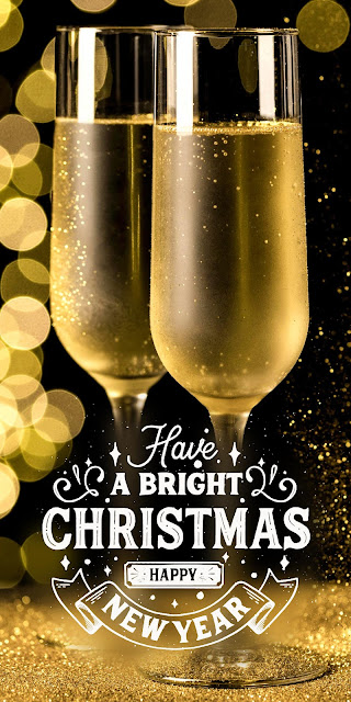 IPhone Wallpaper New Year Champagne Wishes+ Wallpapers Download