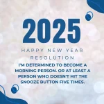 Funny happy new year 2025 resolution 1