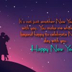 Happy new year wishes for lover