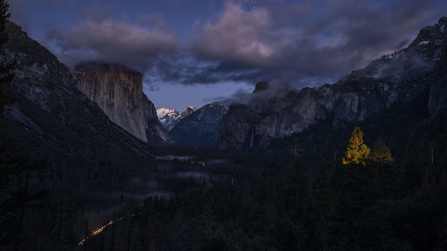 Yosemite Valley At Night PC Wallpaper+ Wallpapers Download