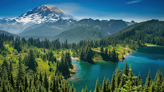 Desktop Wallpaper: lake, forest, mountain, scenery, landscape
+ Wallpapers Download