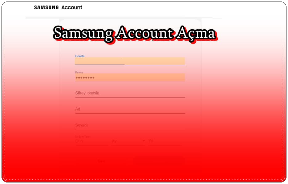 How to open samsung account?