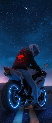 Neon bike biker iphone wallpaper.jpg