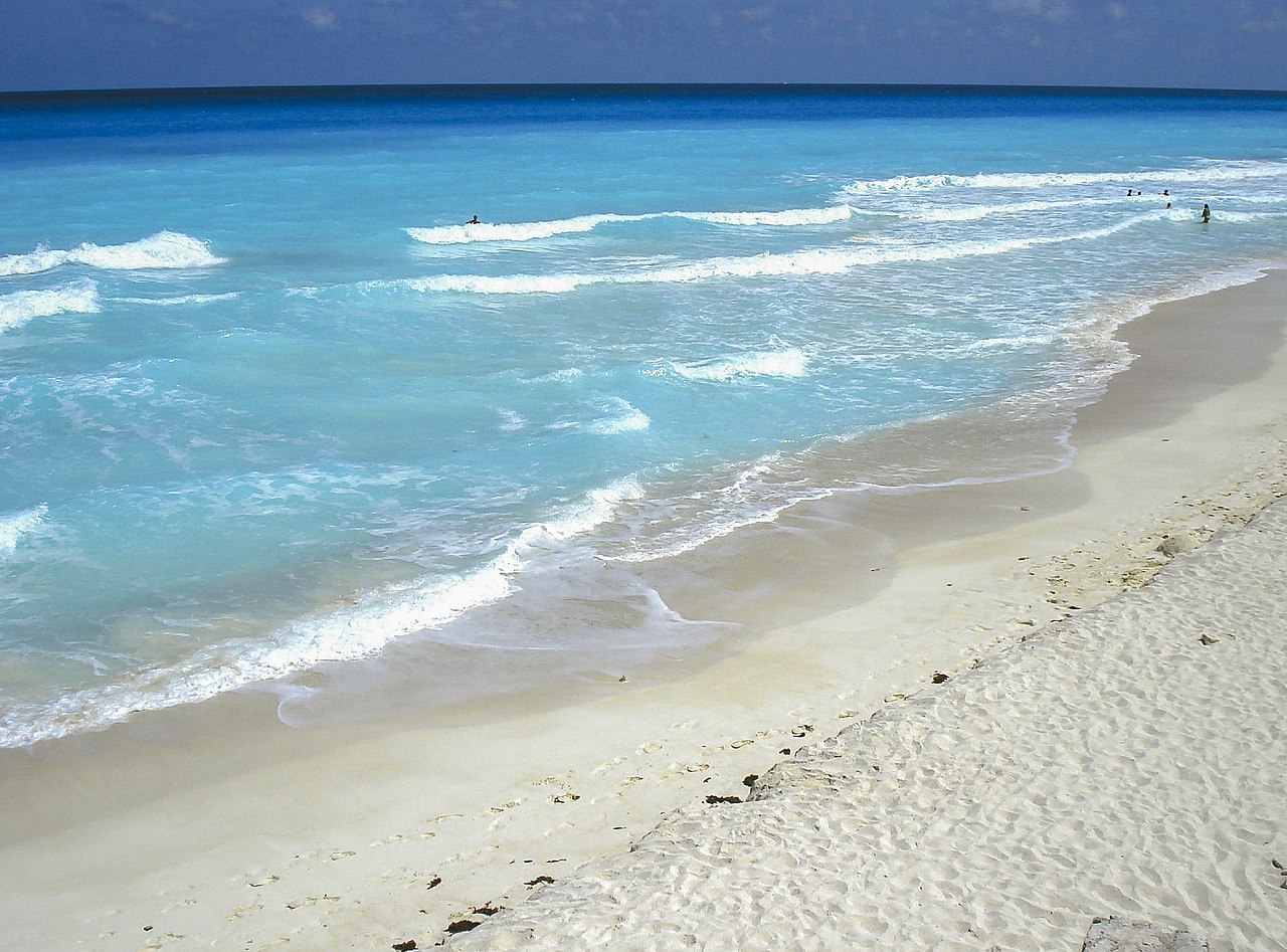 A beautiful beach in cancun, mexico