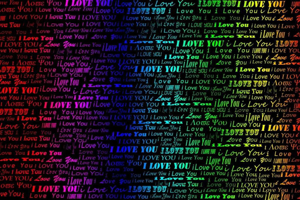 I love you high definition wallpapers