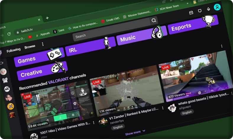 5 Best Browsers for Twitch Streaming