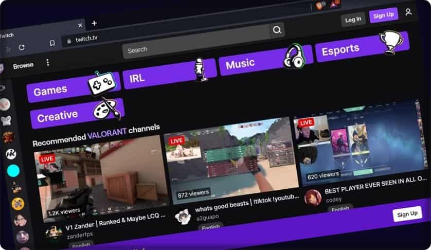 5 Best Browsers for Twitch Streaming