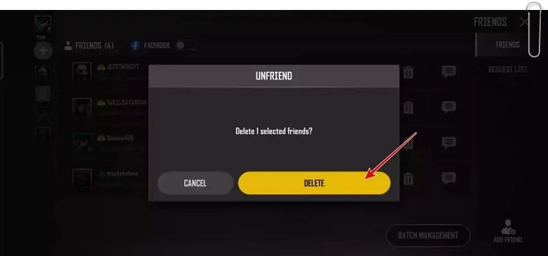 How to Delete Friend from PUBG Mobile?