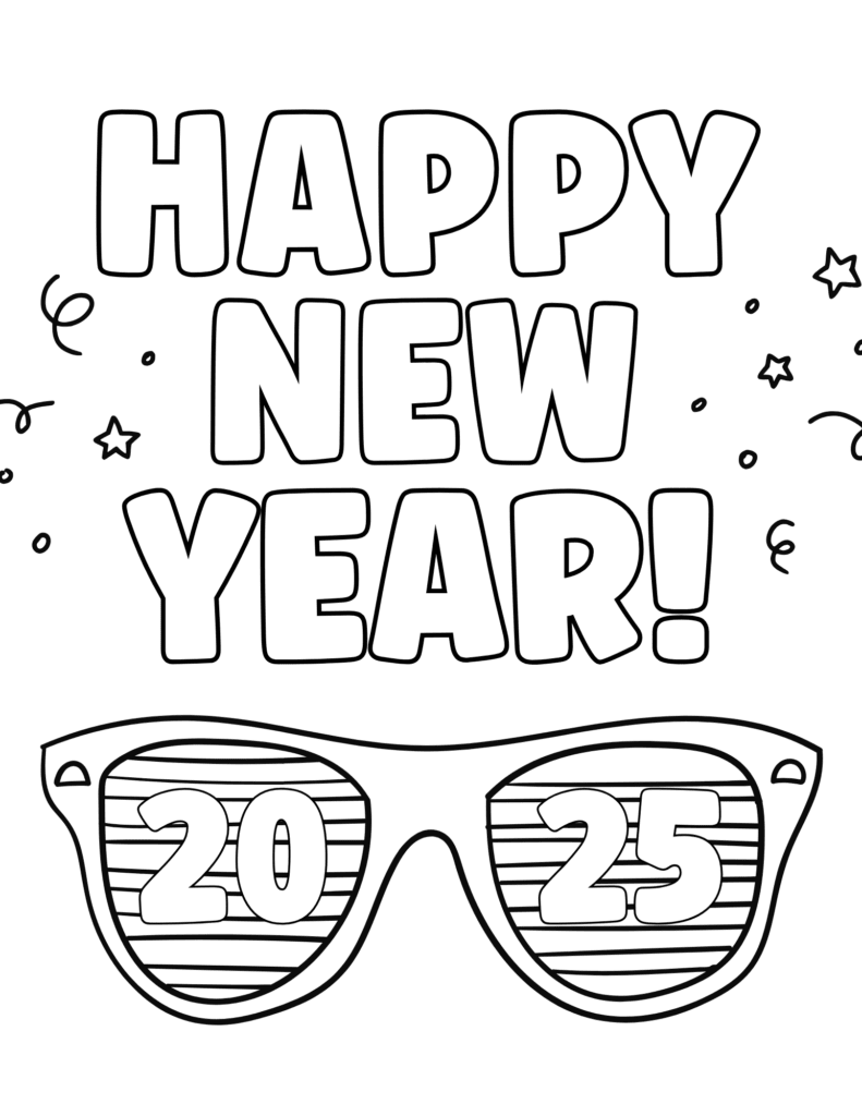 New year coloring pages 2025 791x1024.png