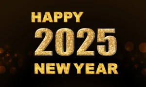 2025 happy new year background design greeting wallpaper