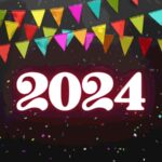 Happy New Year 2024 celebration gif Image