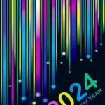 Happy new year background 2024 for iphone 14 plus