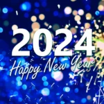 Welcome 2024 with style new years eve party background in high quality