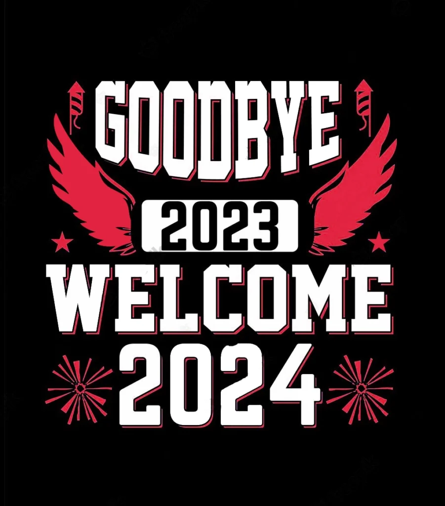 Happy new year 2024 design