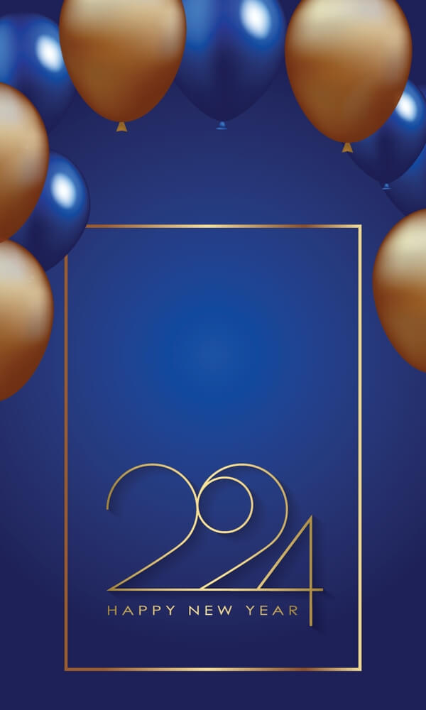 New years background iphone 2024